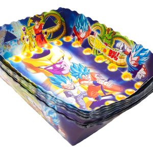 12 Platos Decorativos Dragon Ball Goku Oferta Original Promo