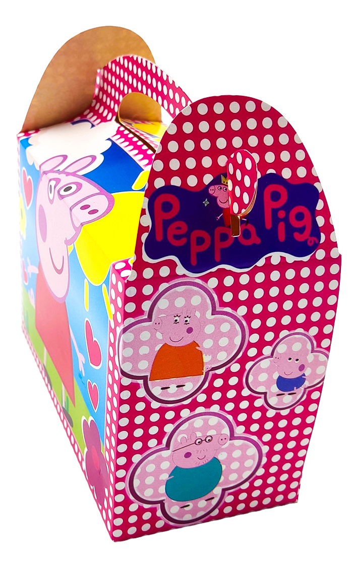 Caja Feliz Fiesta X12 Unit Peppa Pig Cerdito Granja - Imagen 4