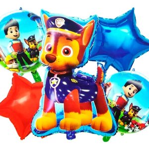 Globos Paw Patrol Patrulla Canina Chase Perro Policia Azul