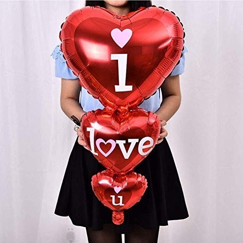 Decoracion Globos Te Amo Corazon Rojo I Love You Comprar - Imagen 2