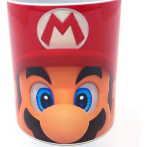 Mug Taza Pocillo Porcelana Mario Bros Logo Juego