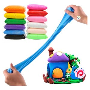 Plastilina Fomi Fomy Foami Moldeable Manualidades Niños X12