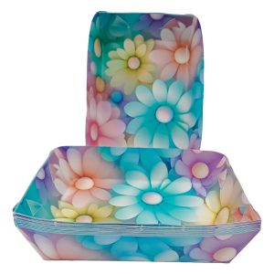 Platos Ponque Margaritas Planta Flor Decoracion Candy Oferta