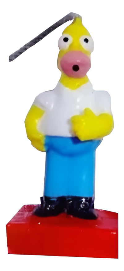 Vela Splendor Homero Simpson Decoracion Ponque Mesa Oferta