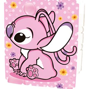 Piñata Ángel Lilo Stitch Rosado Fiesta Decoración Cumpleaños