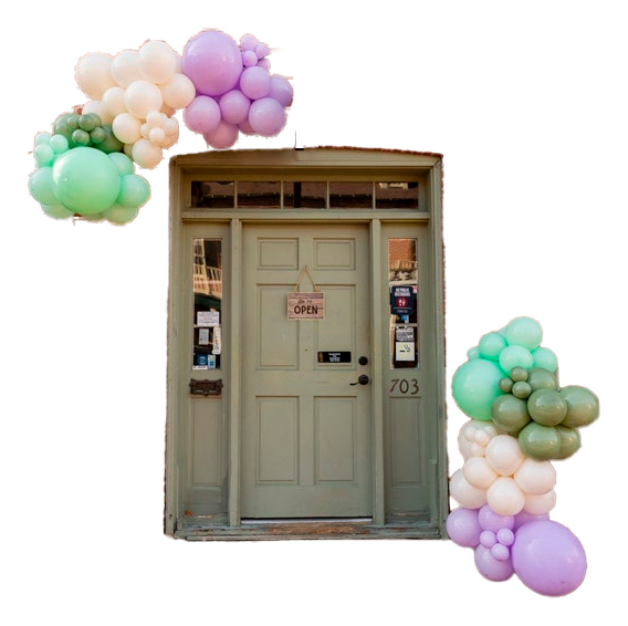 Arco Globos Verde Amarillo Morado Decoracion Cumpleaños Hoy