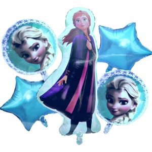 Bouquet Globos Princesa Anna Frozen Hielo Princesas Niña