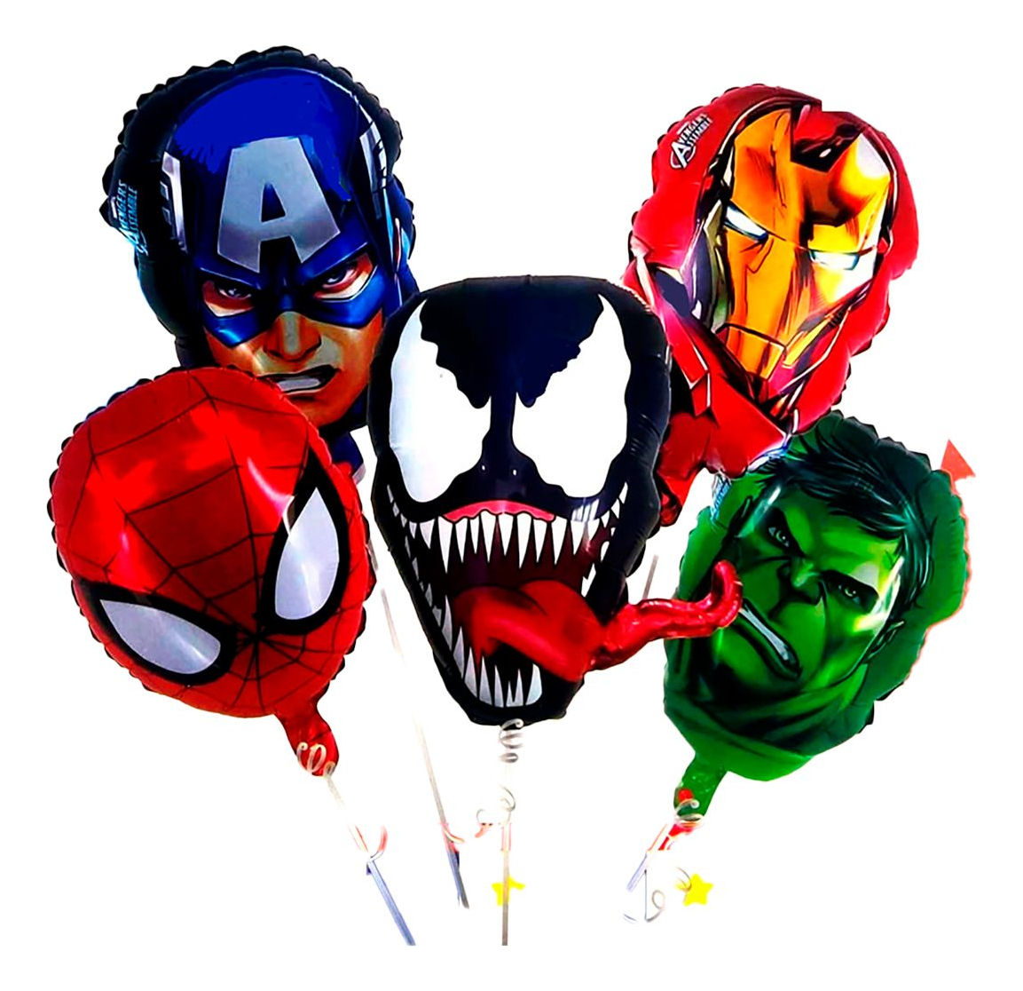Bouquet Globos Niño Avengers Fiesta Super Heroes Comprar - Imagen 2