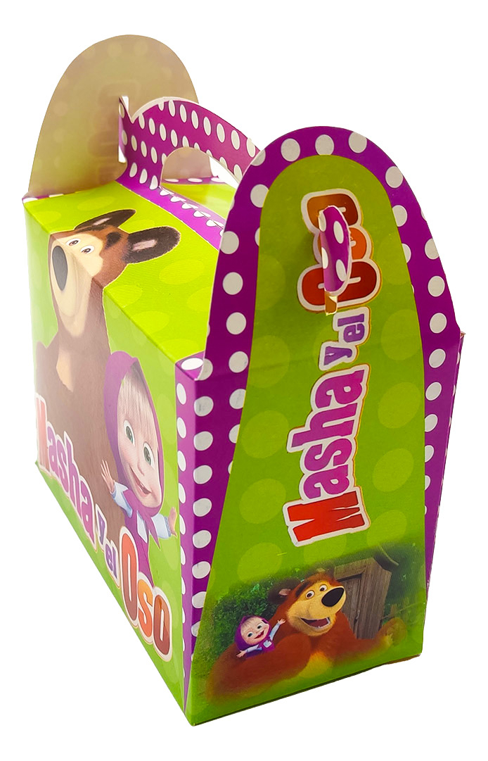 Caja Feliz Fiesta X6 Unidades Masha YOso Promo Oferta - Imagen 4