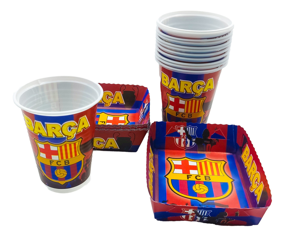 Kit 12 Vasos Platos Decorativos Barcelona Comprar Oferta - Imagen 2