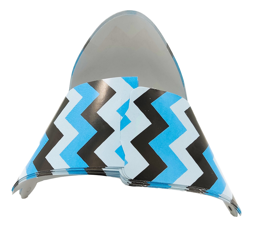 12 Sombreros Gorro Fiesta Panda Azul Baby Shower Promo Top - Imagen 4