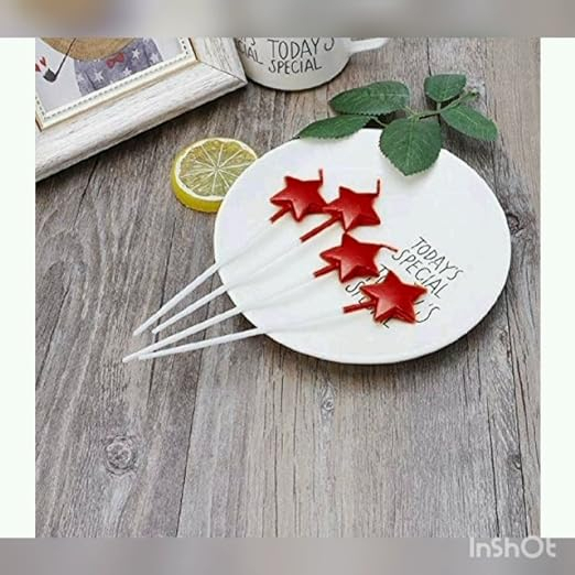Velas Pastel Torta Ponque Cumpleaños Estrella Roja Comprar - Imagen 2