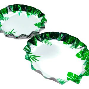 Plato Plateado Selva Metalizado X 10 Unidades Comprar Oferta