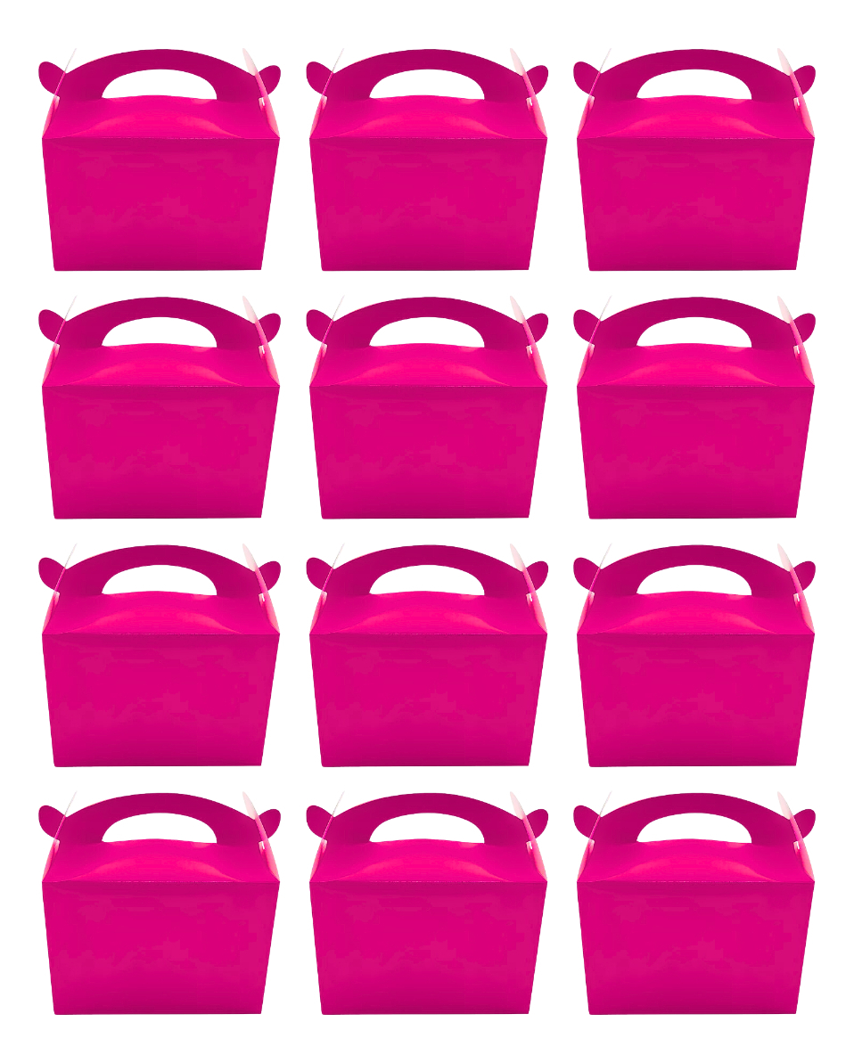 Caja Feliz Fiesta X12 Unidades Fucsia Unicolor Barato - Imagen 4