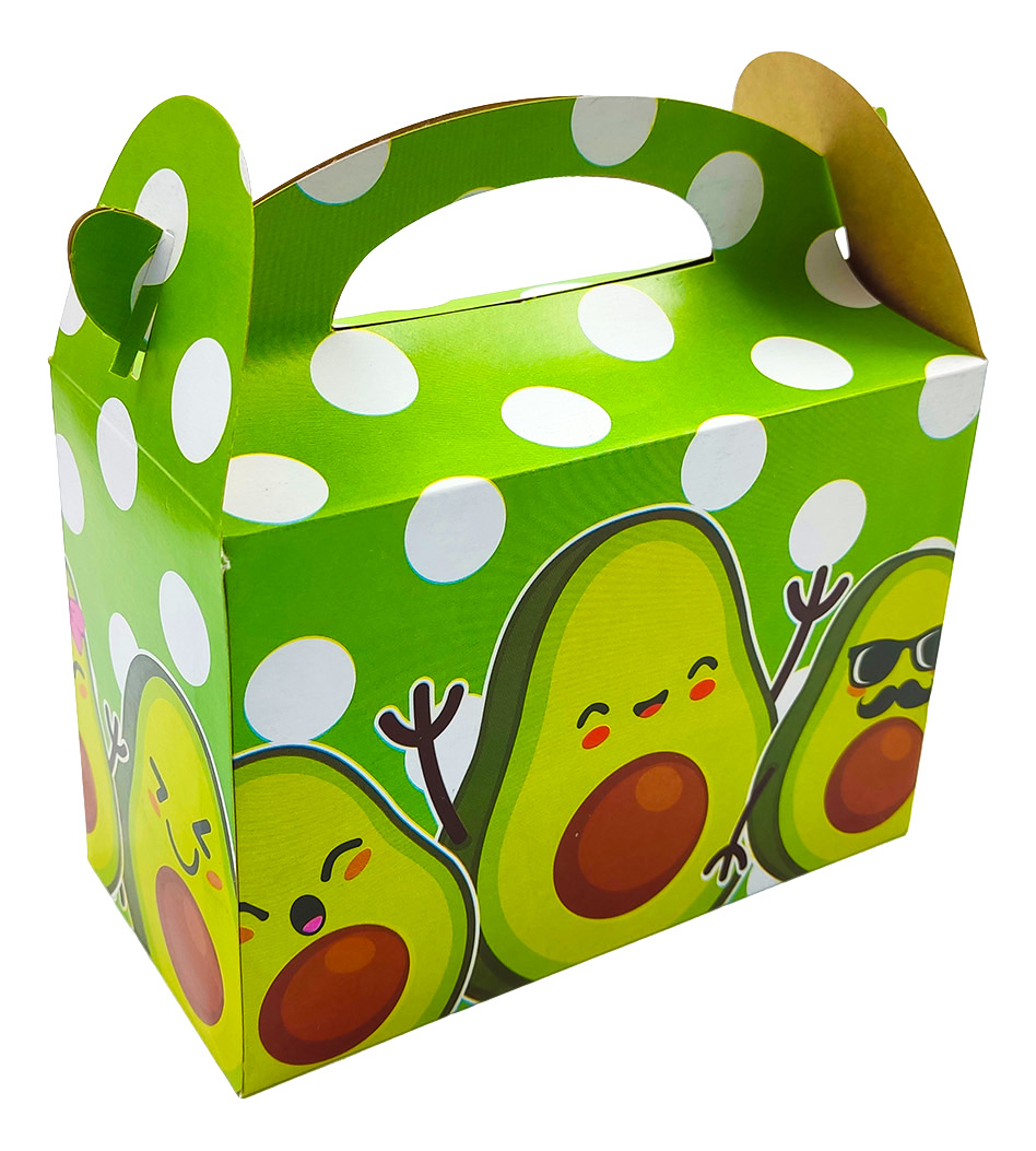 Caja Feliz Fiesta X6 Unidades Aguacate Comida Promo - Imagen 2