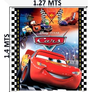 Fondo Carro Cars Rojo Niño Auto Cumpleaños Fiesta