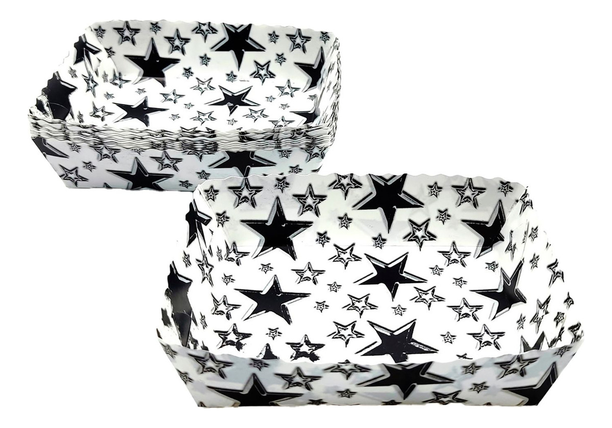 Platos Fiesta Estrellas Negro X12 Unit Comprar Oferta Bogotá