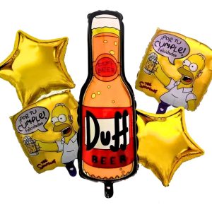 Decoracion Globo Cerveza Duff Simpsons Homero Comprar Oferta