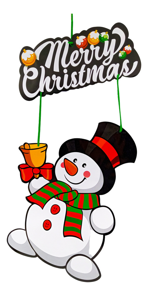 Guirnalda Navidad Colgantes Muñeco Nieve Fiesta Fin Año Ya