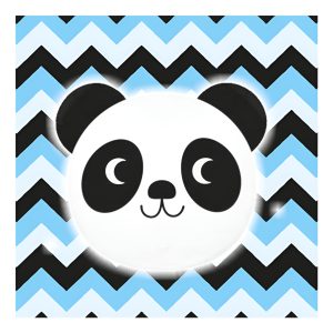 Mantel Decorativo Panda Azul Baby Shower Cumpleaños Mesa
