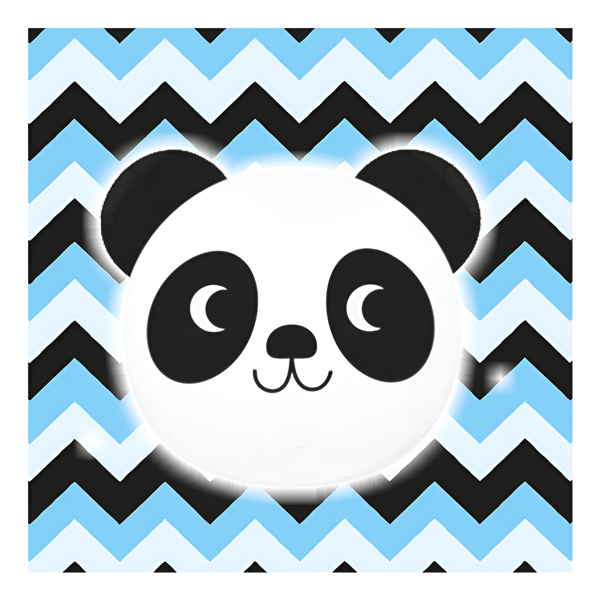 Mantel Decorativo Panda Azul Baby Shower Cumpleaños Mesa