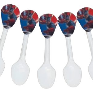 Cuchara Capitan America Decoracion Ponque Fiesta Cumpleaños