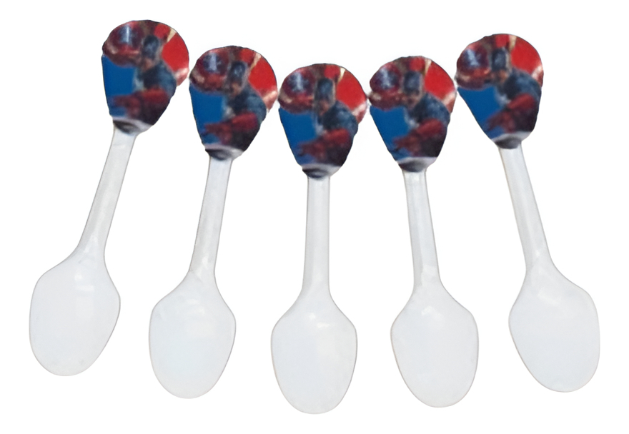 Cuchara Capitan America Decoracion Ponque Fiesta Cumpleaños
