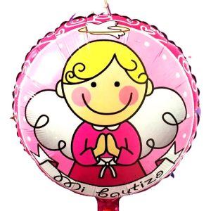 Globo Metalizado Mi Bautizo Angel Niña Comprar Barato Bogotá