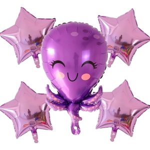 Decoracion Globos Pulpo Mar Acuatico Marino Comprar Oferta