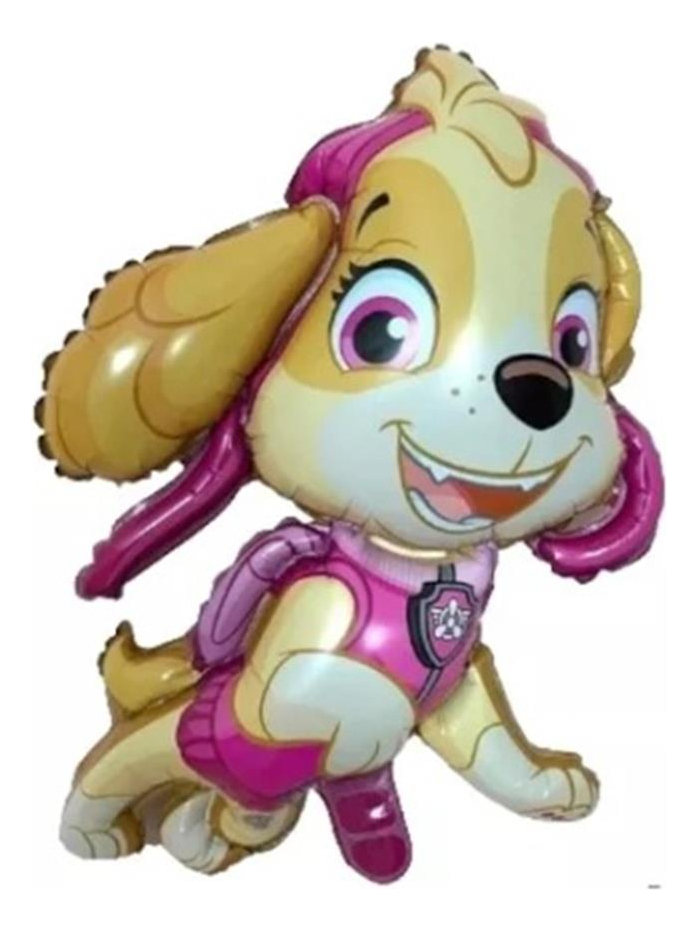 Kit Bouquet Globos Paw Patrol Patrulla Canina Perra Skye - Imagen 2