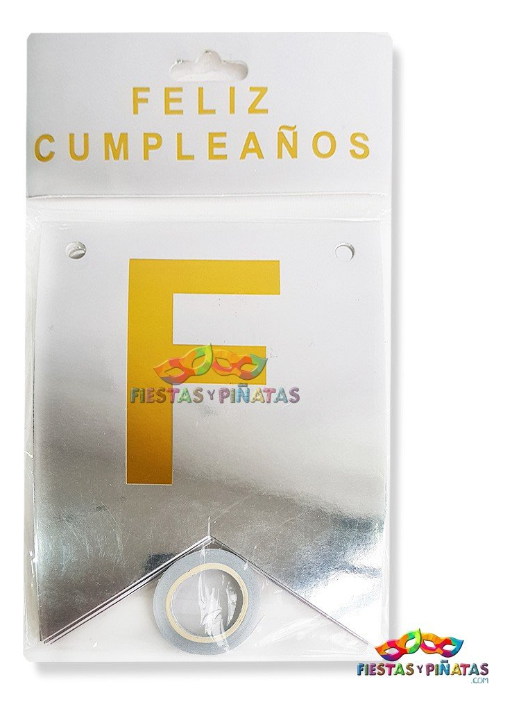 Guirnalda Feston Letrero Feliz Cumpleaños 2 Metros Largo - Imagen 7