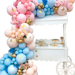 Arco Globos Revelacion Sexo Rosado Azul 12 Mariposas Comprar