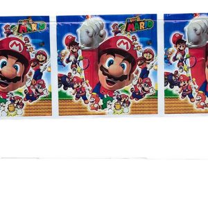 Decoracion Mantel Fiesta Plastico Mario Bros Juego Oferta
