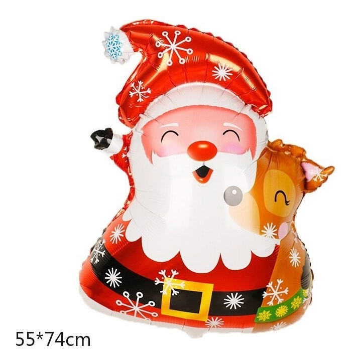 Globo Decoracion Navidad Santa Claus Reno Merry Christmas Ya - Imagen 3