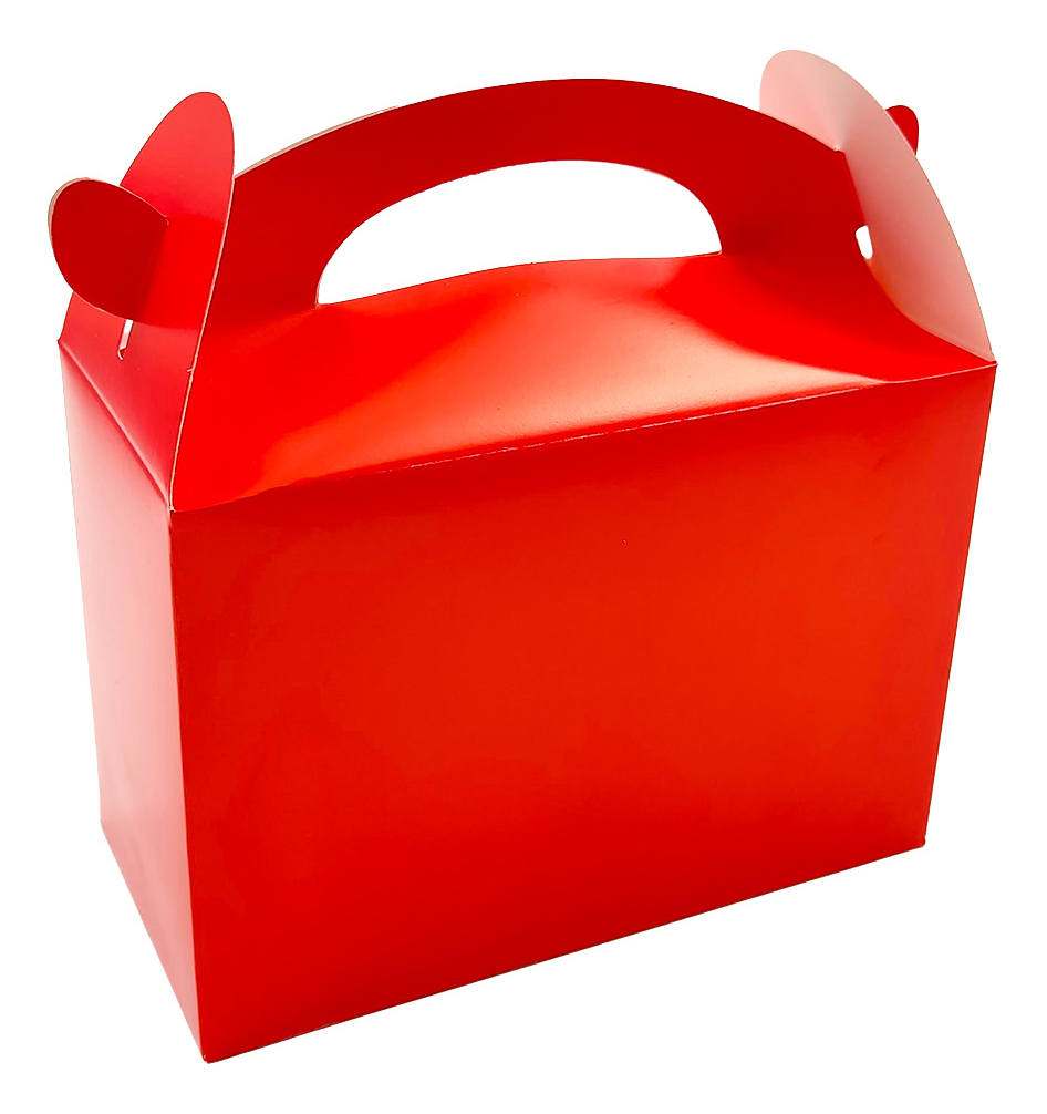 Caja Feliz Fiesta X12 Unidades Rojo Unicolor Promo - Imagen 2