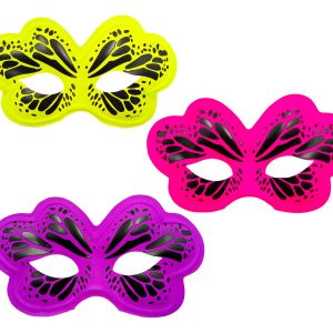 Antifaz Pvc Animal Print Neon Animales Fiesta Hora Loca X6u