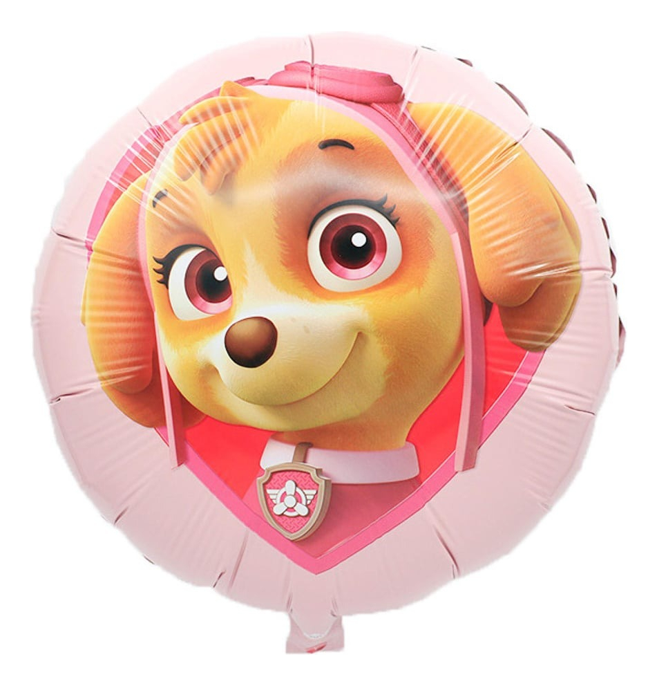 Kit Bouquet Globos Paw Patrol Patrulla Canina Perra Skye - Imagen 3