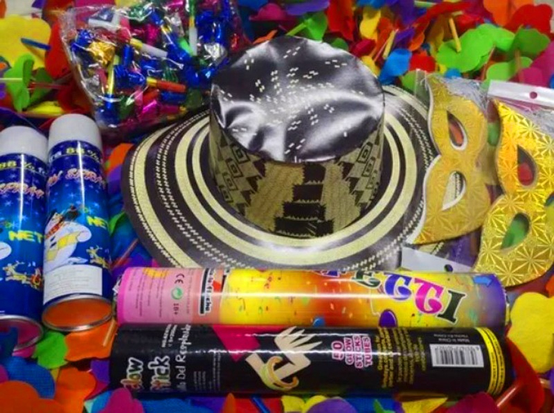 Kit Hora Loca Set Carnaval Accesorios Decoracion Fiesta Ya