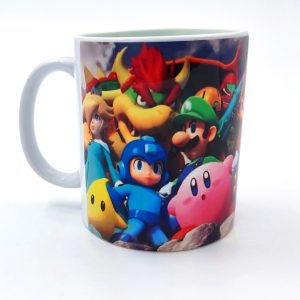 Mug Taza Pocillo Porcelana Mario Bros Bowser Juego