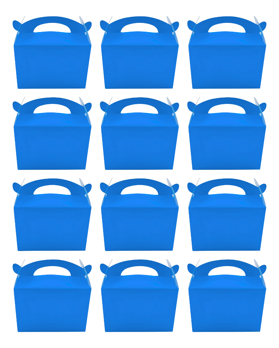 Caja Feliz Fiesta X12 Unidades Azul Rey Unicolor Top - Imagen 4