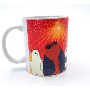 Mug Taza Pocillo Porcelana Osos Escandalosos Feliz Dia Mama