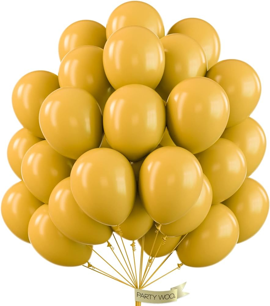 Globos Latex 12 Unidades 30 Cm R12 Mostaza Oferta Original