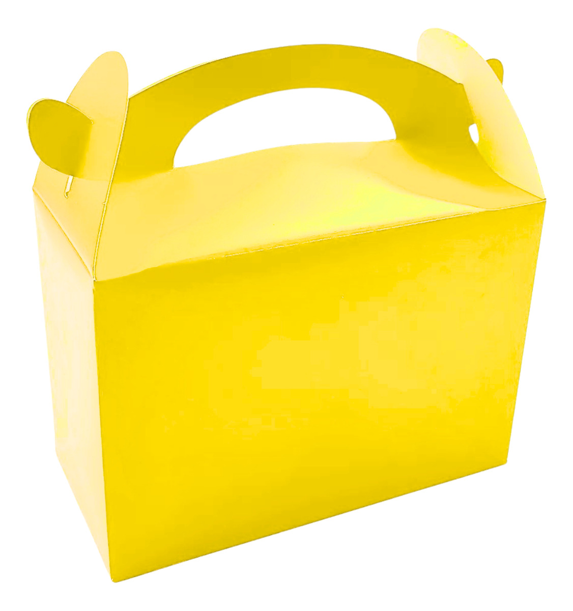 Caja Feliz Fiesta X6 Unidades Amarilla Unicolor Promo