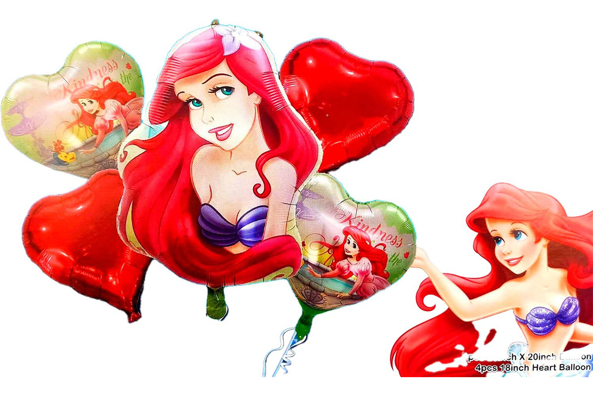 Bouquet Sirena Ariel Sirenita Rojo Mar Marino Comprar Barato