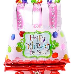 Globo Metalizado Ponque Pastel Torta Happy Birthday Oferta
