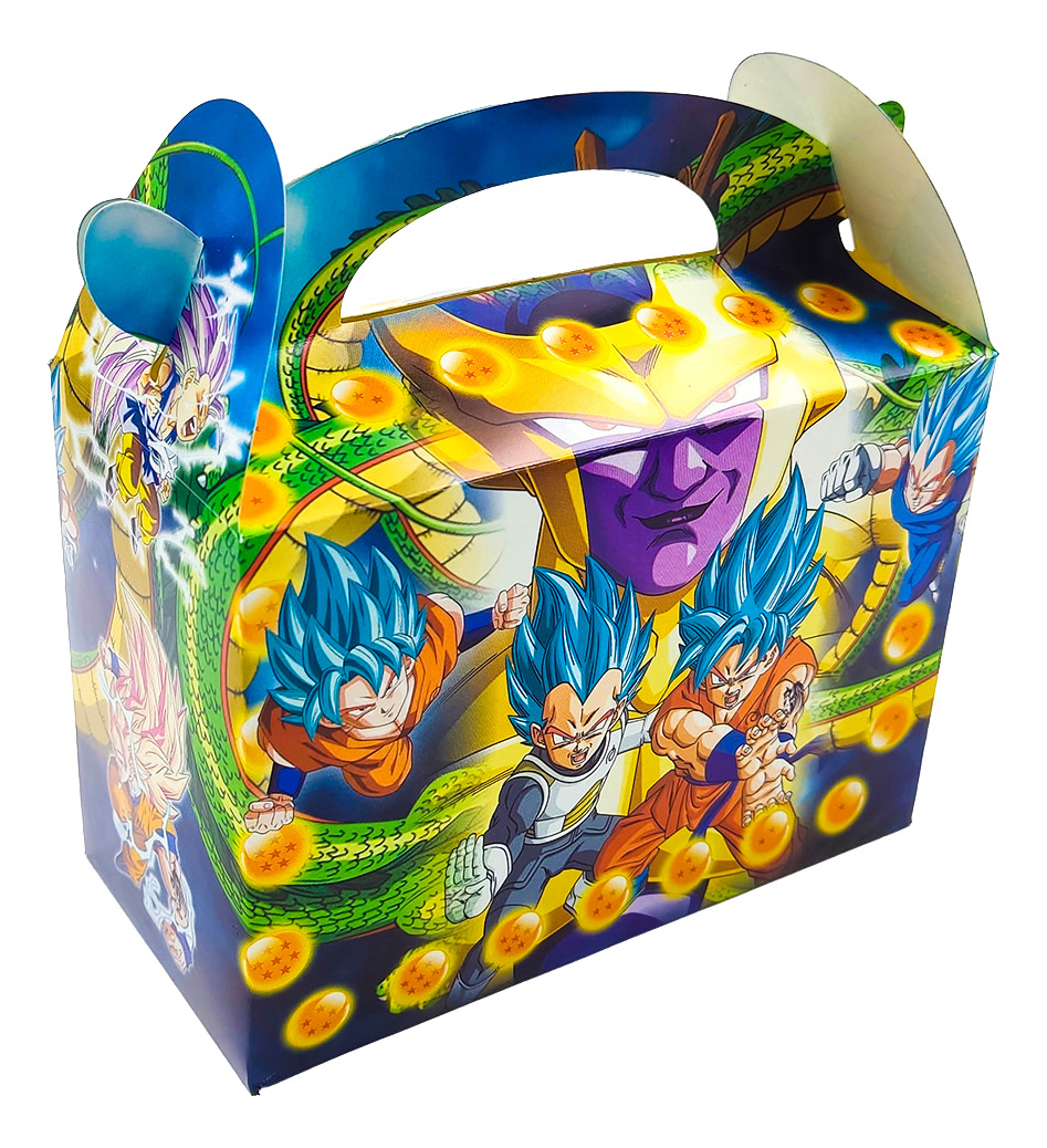 Caja Feliz Fiesta X6 Unidades Dragon Ball Goku Oferta - Imagen 2