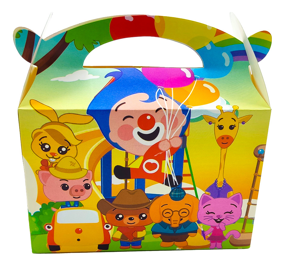 Caja Feliz Fiesta X12 Unidades Plim Payaso Circo Set - Imagen 3