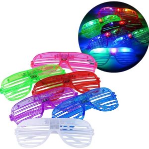 Gafas Led Con Luz Lentes Con Luz Led Fiestas X 6 Unidades