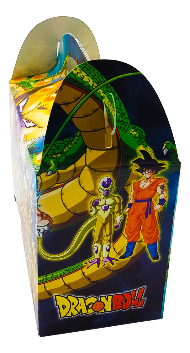 Caja Feliz Fiesta X12 Unidades Dragon Ball Goku Ya - Imagen 3