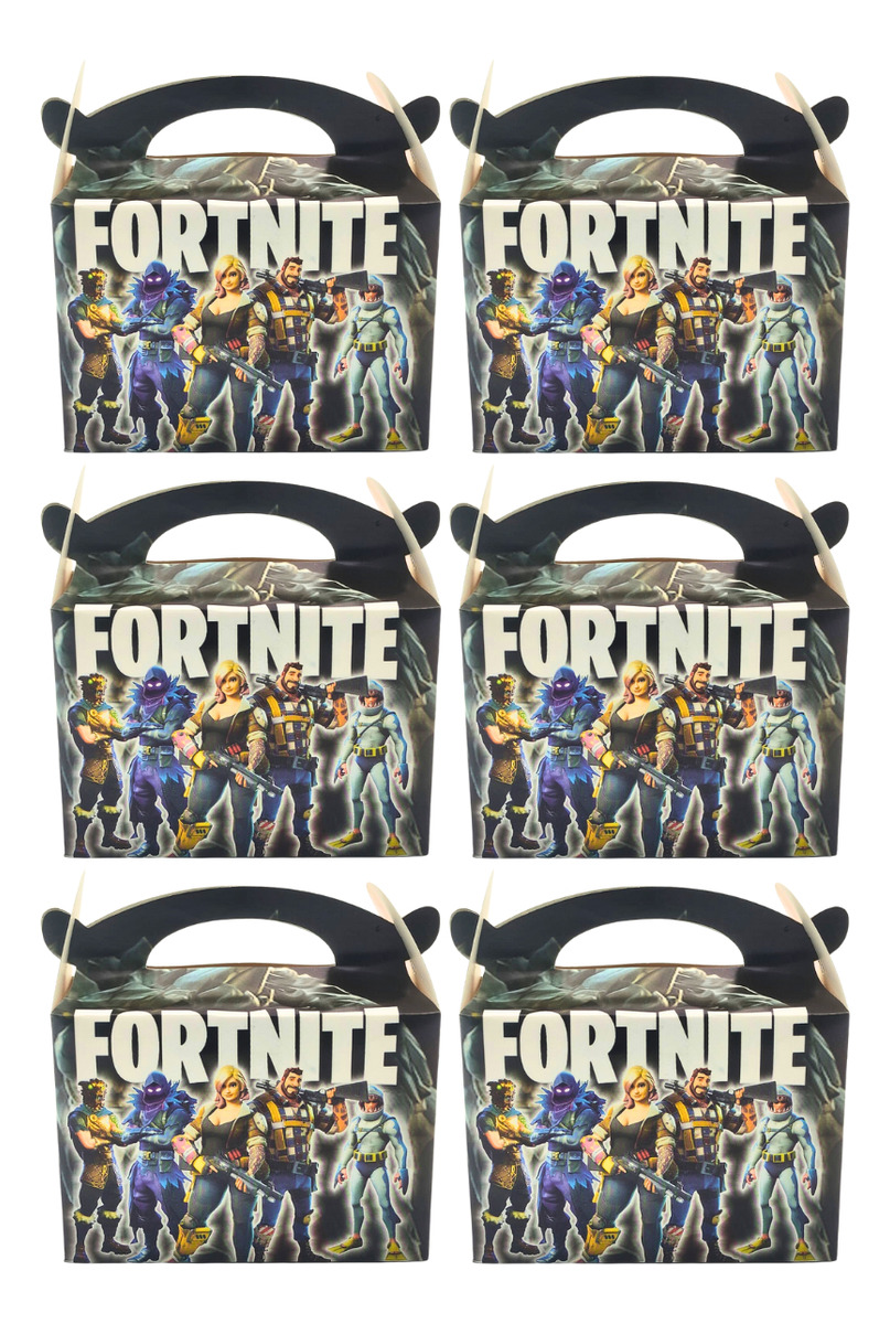 Caja Feliz Fiesta X6 Unidades Fortnite Juego Promo - Imagen 3